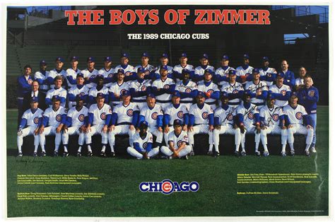 chicago cubs roster 1989