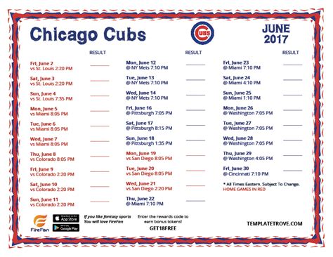 chicago cubs schedule 2017 postseason