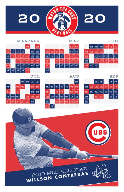 chicago cubs schedule 2020