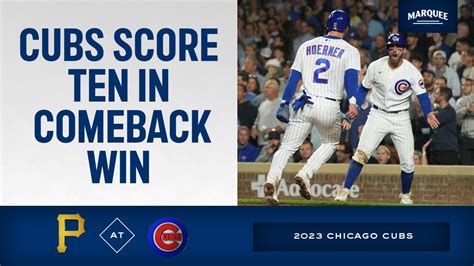 chicago cubs score tonight's game