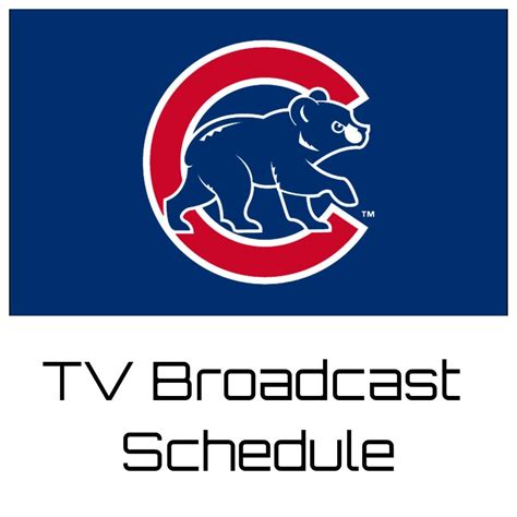 chicago cubs tv schedule 2016