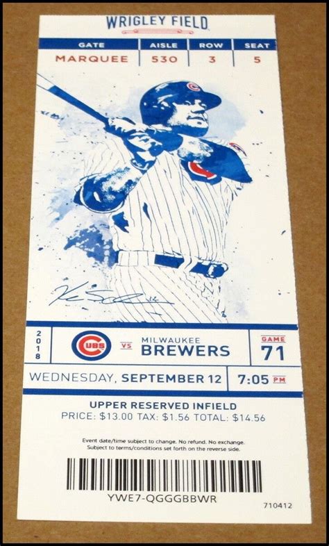 chicago cubs vs milwaukee brewers tickets
