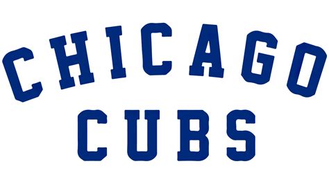chicago cubs word logo