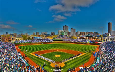 chicago cubs wrigley field wallpaper