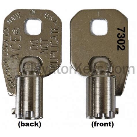 Chicago Lock Ace Key
