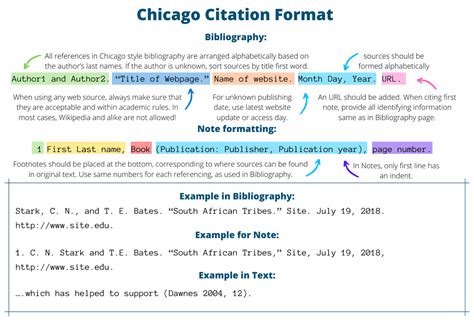 chicago referencing in text example