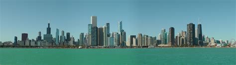 chicago skyline from the lake