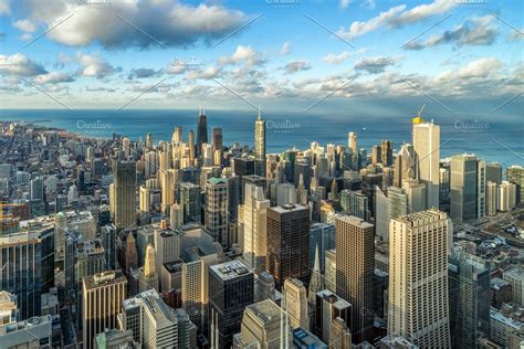 chicago skyline panoramic