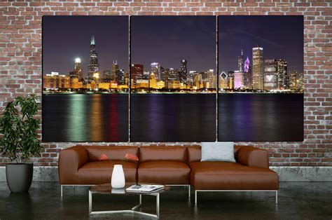 chicago skyline wall art