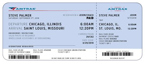 chicago train ticket prices