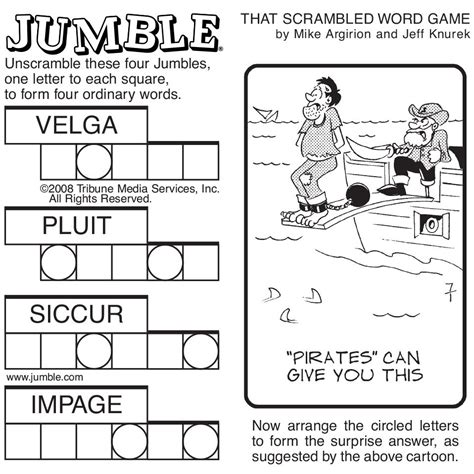 chicago tribune jumble puzzle today