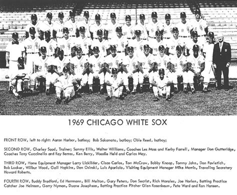 chicago white sox roster 1969