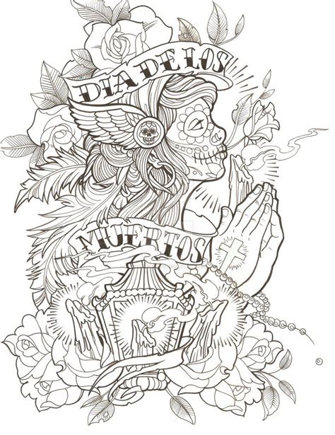 chicano art adult coloring pages