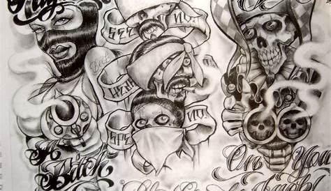 Chicano Drawings, Chicano Tattoos, Chicano Art, Tattoo Drawings, Gang