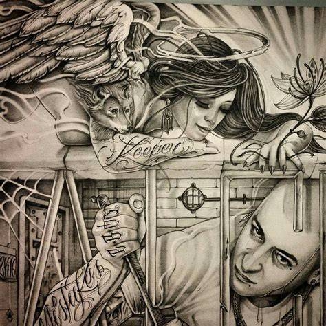 chicano jail art