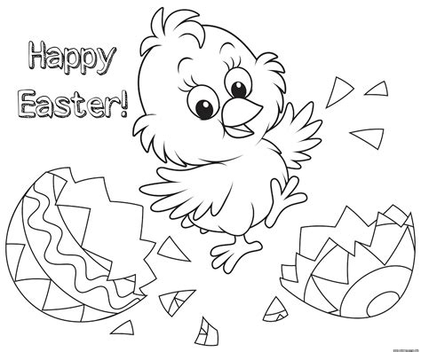 Chick Easter Coloring Pages: A Fun Activity For Kids