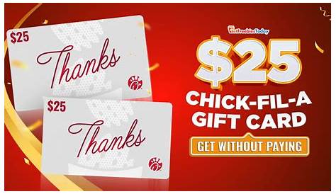 Chick Fil A 10 Gift Card, 1 each