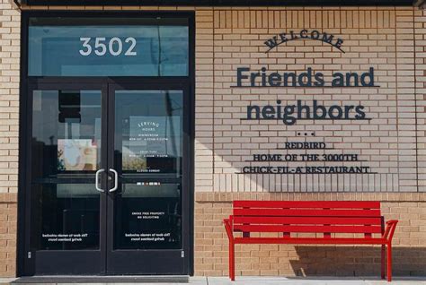 Chick-fil-A's Iconic Bench: A Symbol of Delicious Food and Community Connection