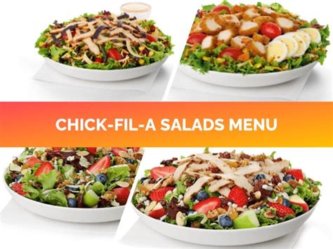 chick fil a menu 2023 salads