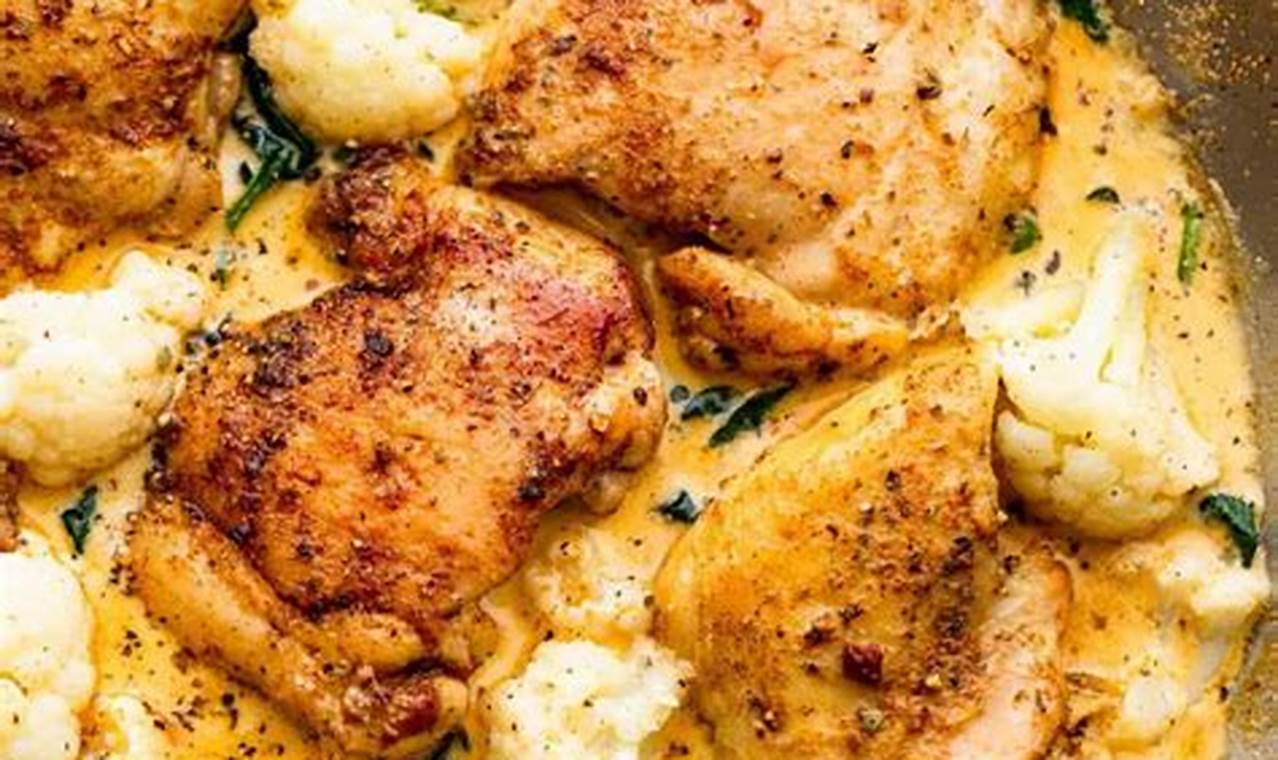 chicken cauliflower recipe