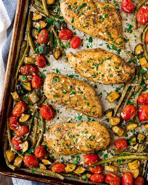 Sheet Pan Roasted Chicken with Root Vegetables Recipe