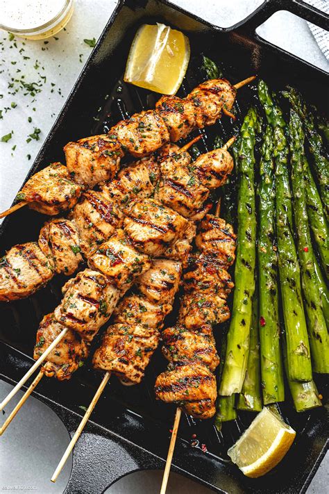 Easy Sticky Chicken Skewers An easy grilled chicken breast recipe