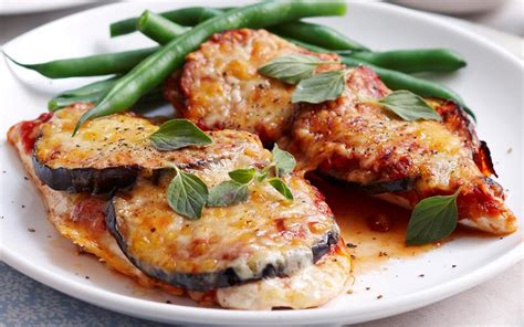 chicken and aubergine parmigiana
