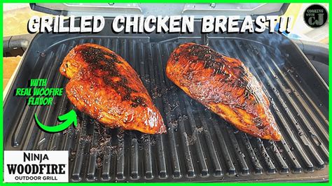 chicken breast on ninja woodfire grill