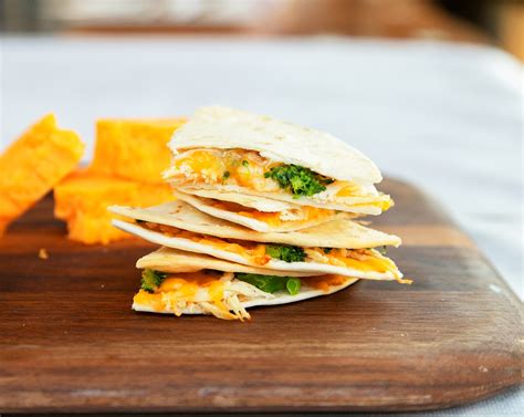 Chicken Broccoli Quesadilla