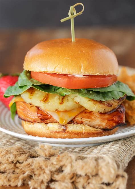 chicken burger with toppings