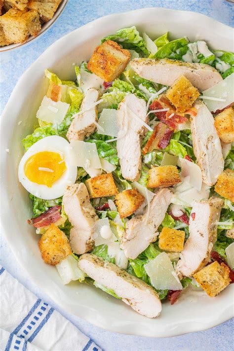 Chicken Caesar Salad Egg
