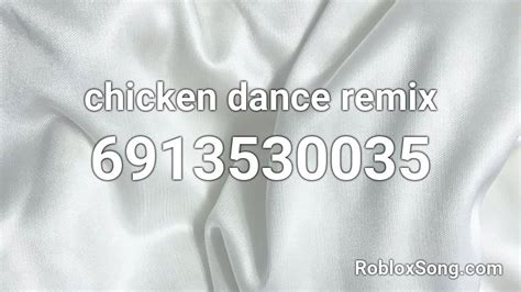 chicken dance id roblox
