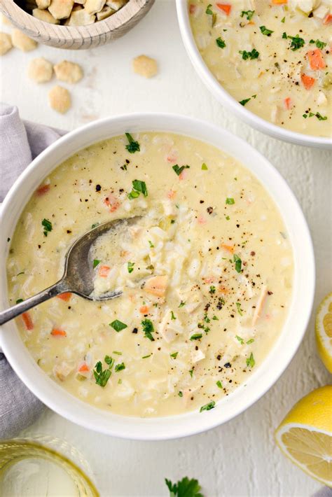 chicken lemon rice soup recipe