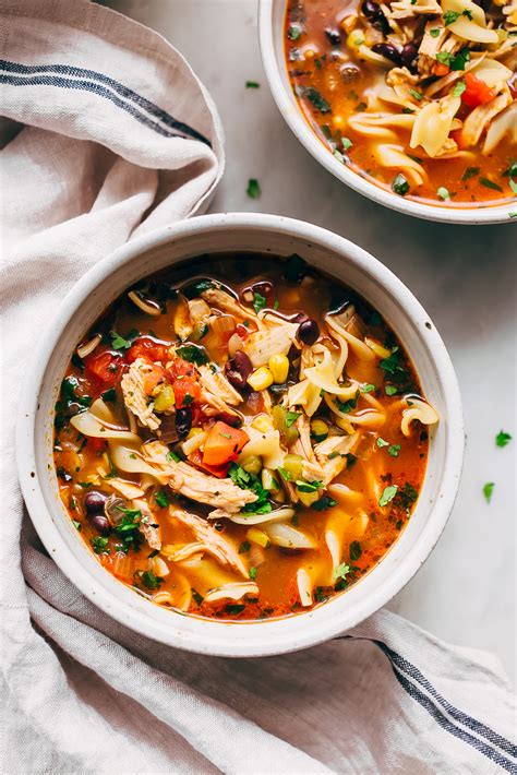 chicken noodle soup mexican