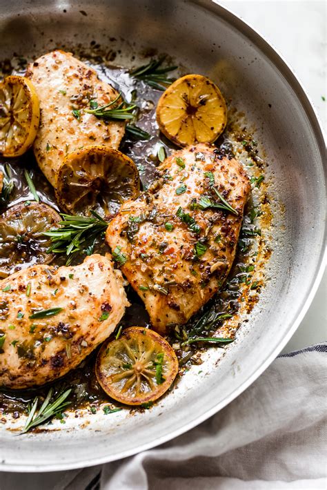 Lemon Rosemary Roasted Chicken Recipe Rosemary roasted chicken