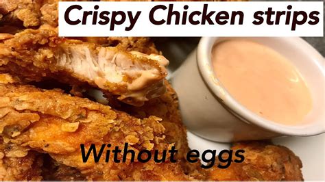 Chicken Strips Without Eggs