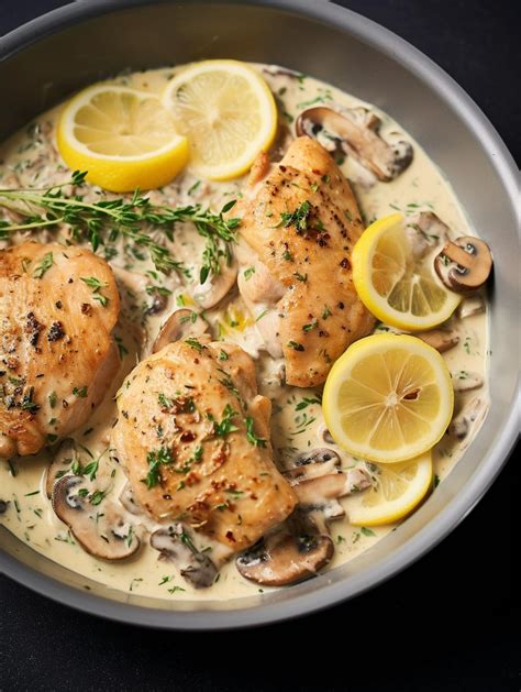 Chicken Thyme Cream
