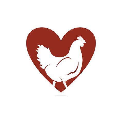 Chicken With Heart Logo