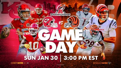 chiefs bengals afc championship game 2022