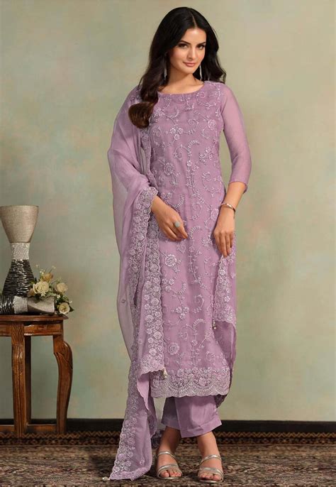 chiffon pakistani suits