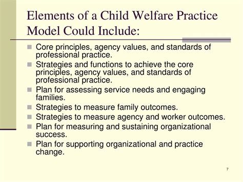 +29 Child Welfare Model References