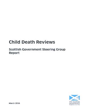 child death reviews scotland