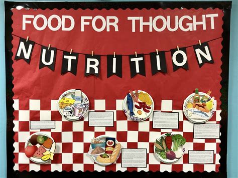 child nutrition bulletin board ideas