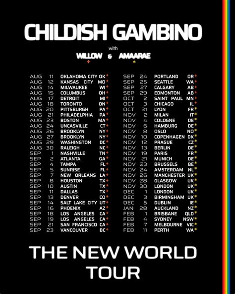 childish gambino tour 2024