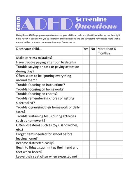 Accurate Diagnosis: The Comprehensive Children's ADHD Test Guide