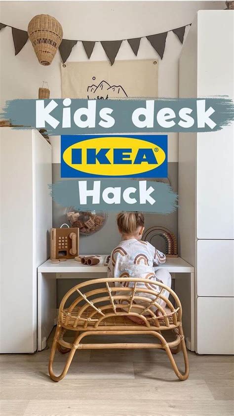 Children's Desk Ikea Hack