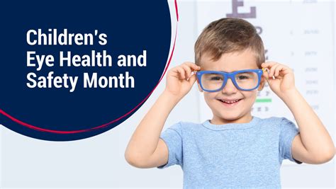 children's eye health and safety month