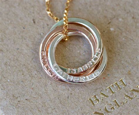 children's names on necklace