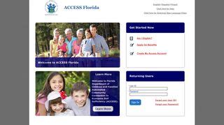 children and family login page