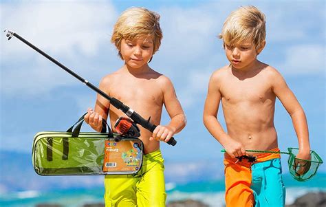 children fishing pole